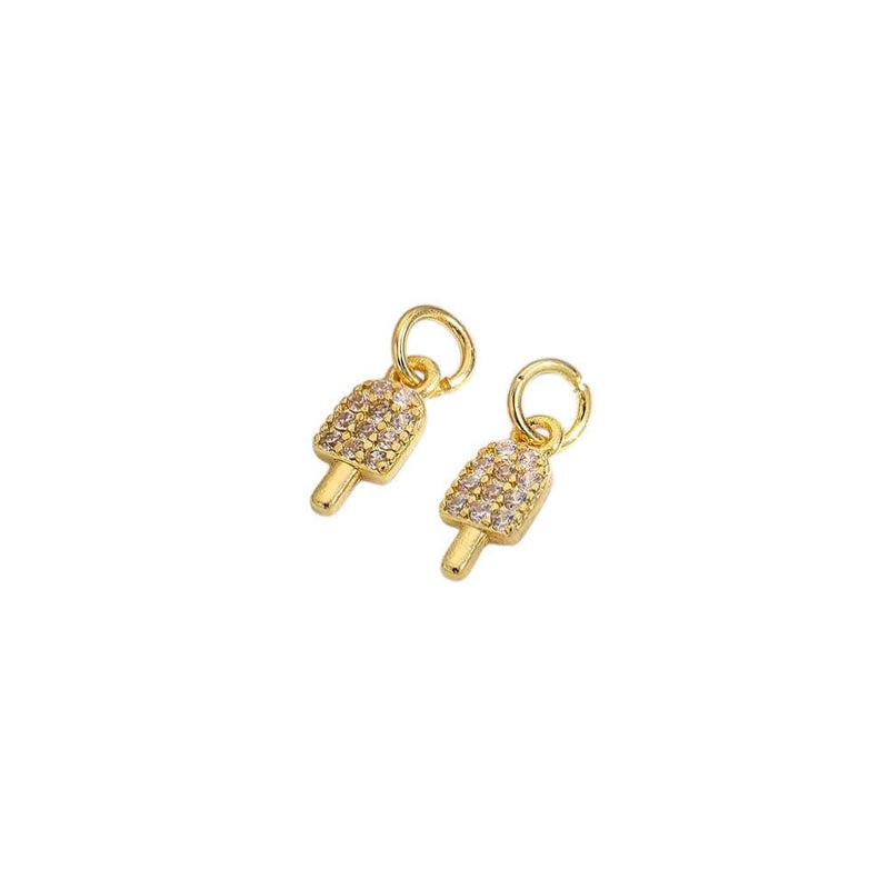 CZ Pole Dancer Charm,  Finger Charm,