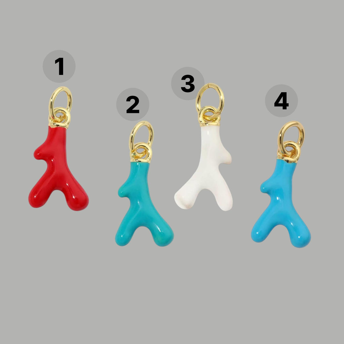 Gold Plated Enamel Charms, DIY Jewelry Findings, Candy Mushroom Star Crown Heart.