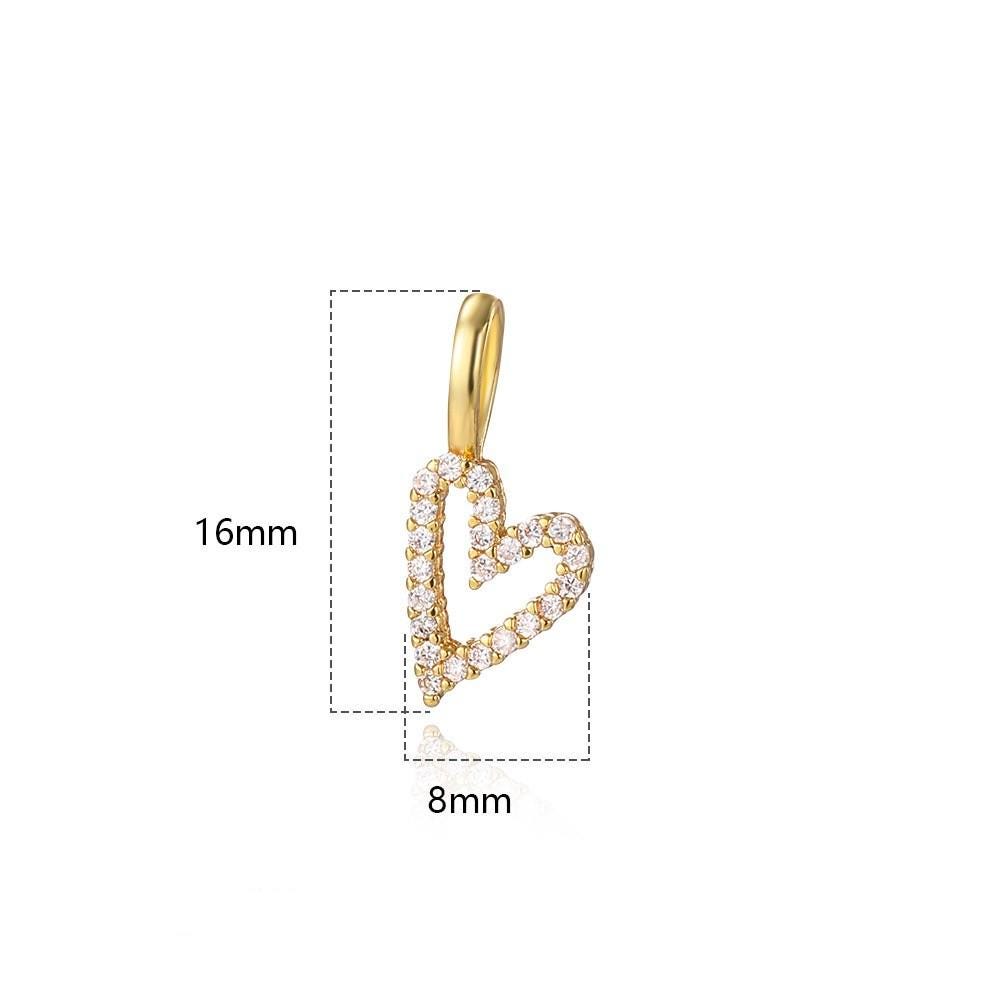 Gold & Silver Open Frame Charms | Star Heart Oval DIY Jewelry Charms
