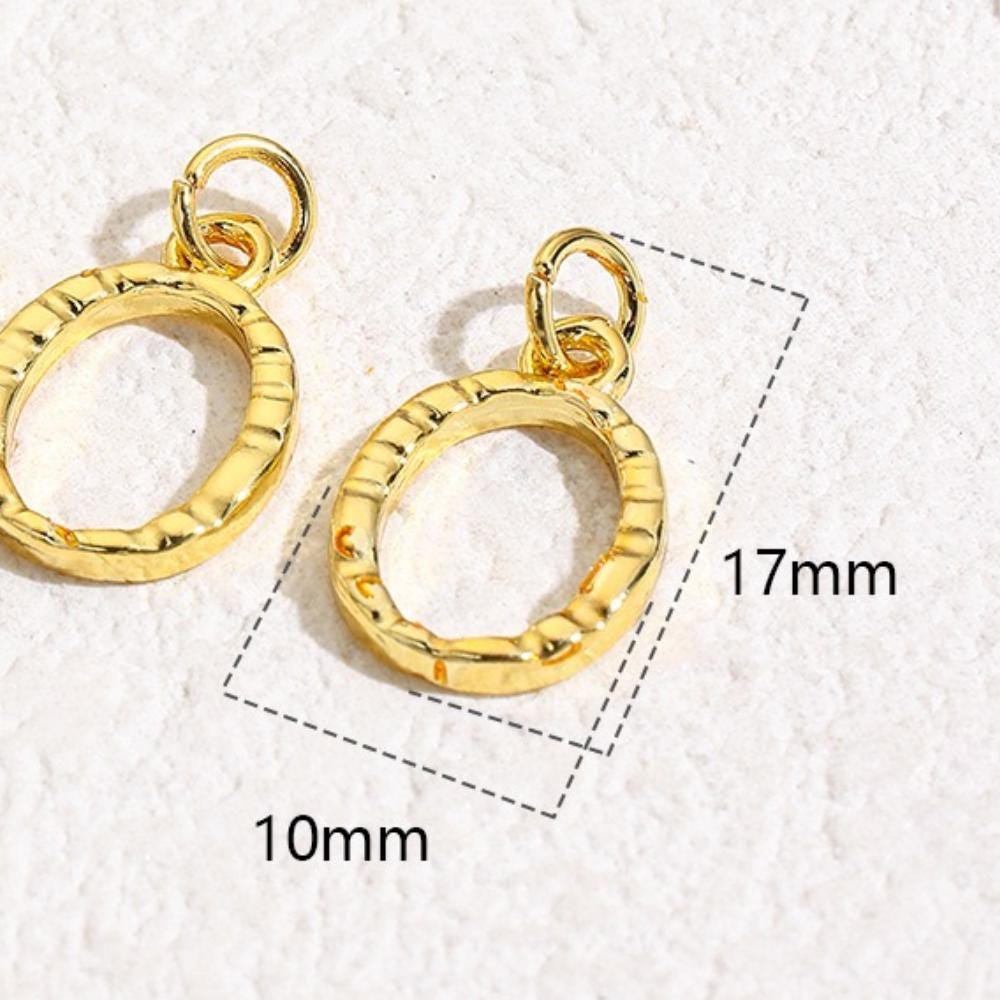 Gold & Silver Open Frame Charms | Star Heart Oval DIY Jewelry Charms