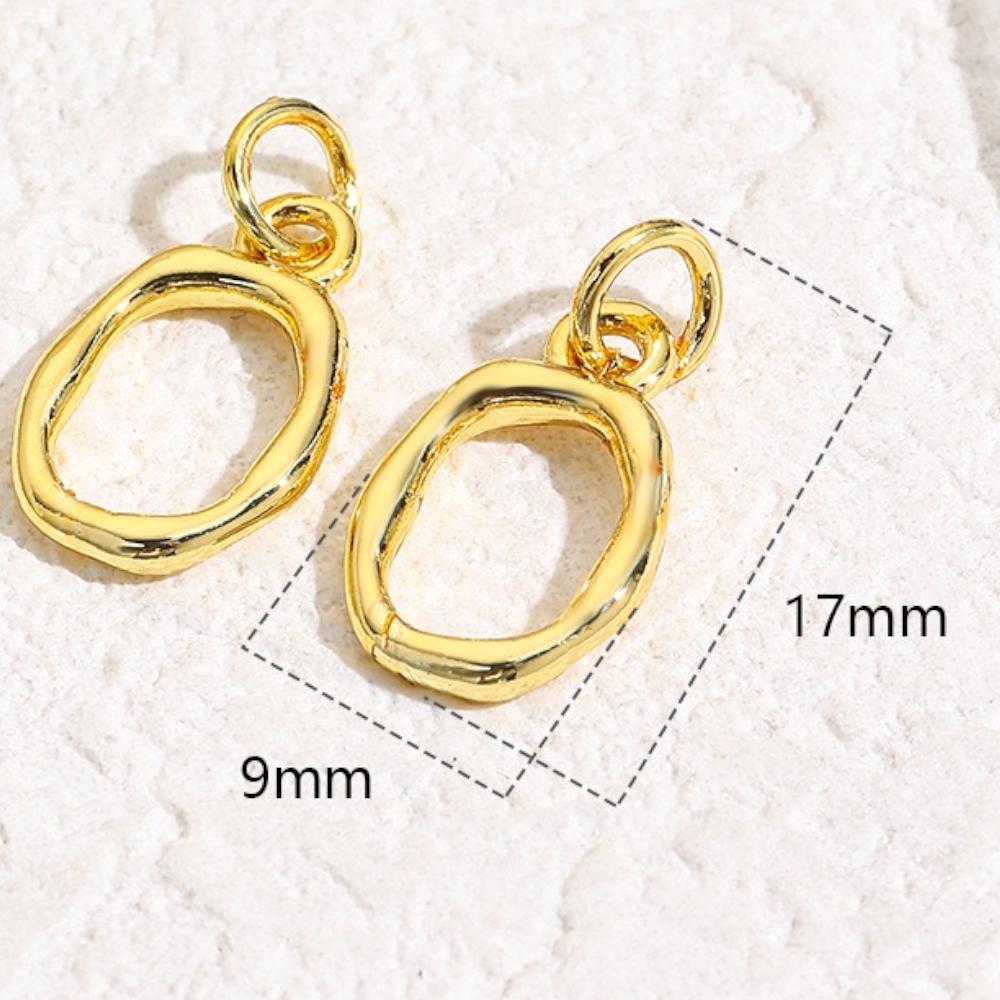 Gold & Silver Open Frame Charms | Star Heart Oval DIY Jewelry Charms