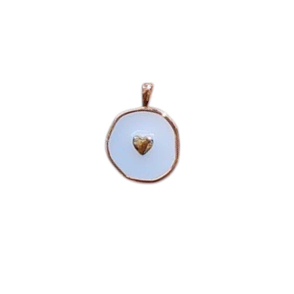 18 Inch Adjustable Gold Plated Chain Necklace, White Enamel Heart Charm Pendant, Minimalist Layering Jewelry, Sold Separate or Set