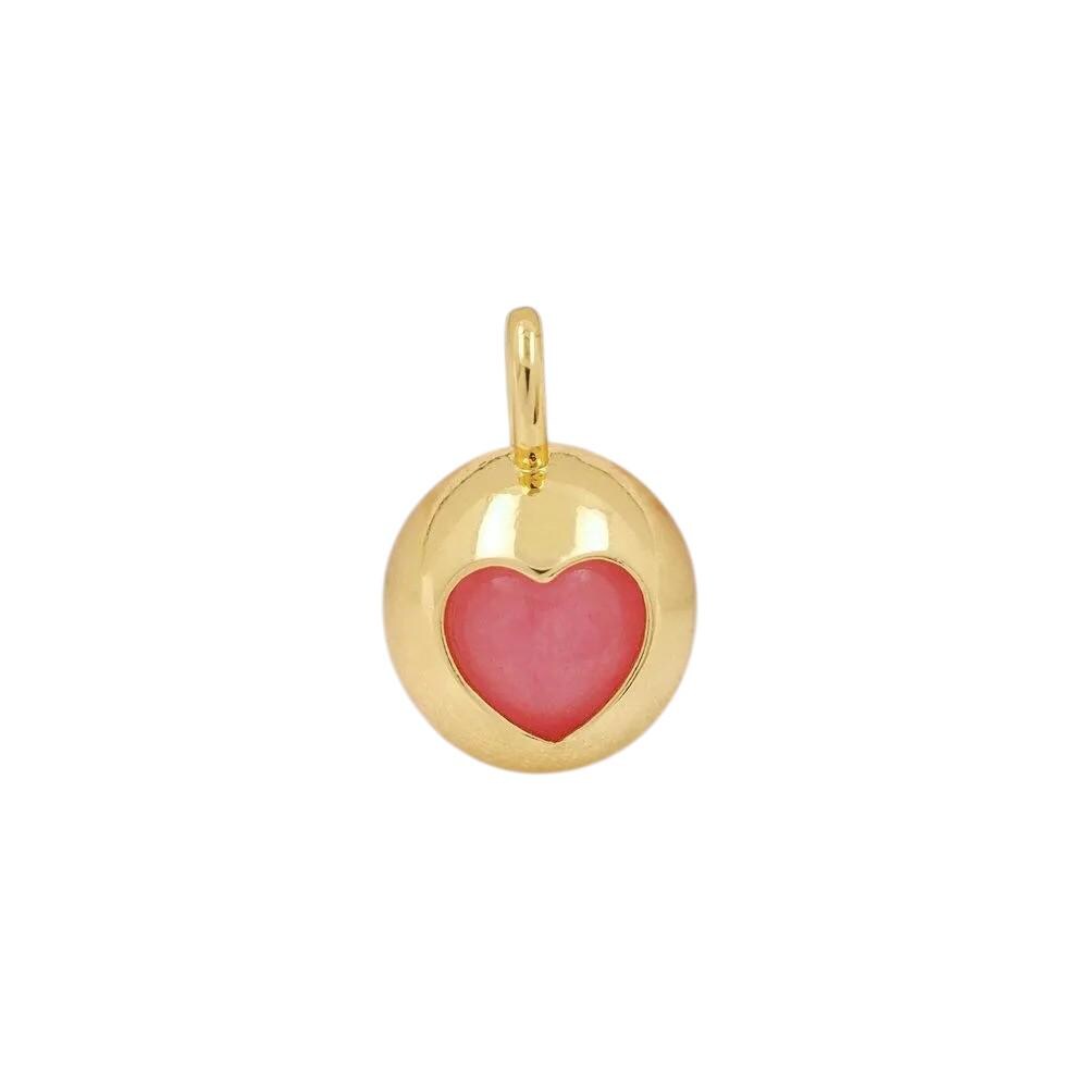 Heart Star Club Charms | Enamel Ball Pendant Charms for DIY Necklaces Bracelets & Jewelry Making